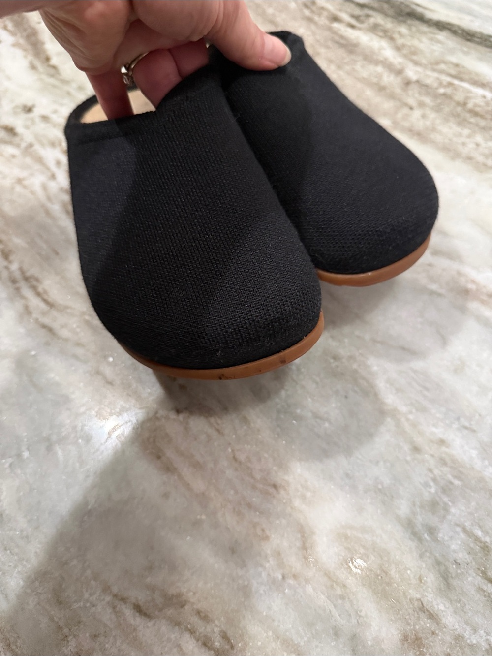 Rothy's Women’s  Black Slip-On Clogs - Picture 8 of 9